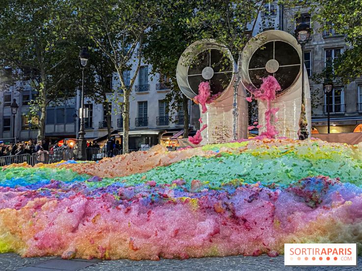 Nuit Blanche 2022 au Centre Pompidou : Island of Foam, l'installation toute en mousse incontournable