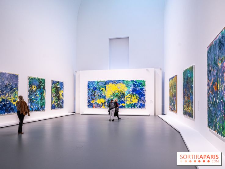 Exposition Monet - Mitchell Fondation Vuitton  - Joan Mitchell  -  impressionnisme abstrait