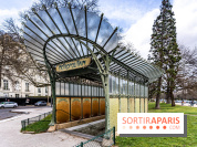 Le dernier édicule de type B d'Hector Guimard - Métro Porte Dauphine