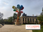 Visuel Paris 8e - printemps Jeff Koons jardin Champs Elysées