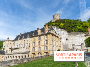 Le Château de la Roche Guyon, le château troglodyte dans le Val-d'Oise - 95 -  vue façade
