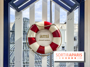 AMI Paris aux Galeries Lafayette Haussmann : pop ups, glacier et crêperie AMI par Julien Sebbag