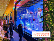 Les vitrines de Noël 2024 des Galeries Lafayette Haussmann avec Vianney et Kevin Germanier