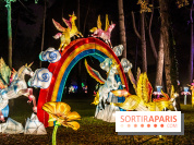 L'Odyssée Lumineuse 2024, le parcours de lumières au Parc Floral - les photos -  licornes