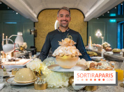 Les bûches et créations de Noël et fêtes de Ladurée 2025