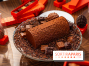 Bûche de Noël et créations de fête de Chapon 2025 - A7C07442