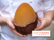 L'oeuf de Pâques gaufrette et chocolats du Ritz Paris le Comptoir