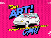 Pop Art Car - défilé renault® - SORTIR APARIS PAPARTCAR 1500x1000 TWINGO