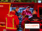 Simulation géante des pompiers de Paris sur les quais parisiens