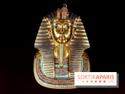 Le masque de Toutânkhamon sur fond noir - Toutankhamon : son tombeau et ses trésors