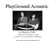 Playground : Accoustic show