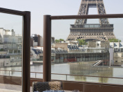 Terrasse, Restaurant, Les Ombres, Musée du Quai Branly, Tour Eiffel, Paris