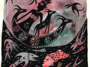 Patrick Navaï, poissons sans frontières à la Halle Saint-Pierre