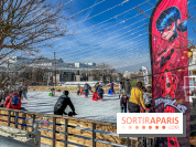 Une vraie patinoire s’installe Parc André Citroën : Patins en folie