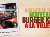 Ouverture du Burger de la Cité des Sciences