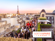 La terrasse en Rooftop du Peninsula Paris 2025, le bar perché à la vue imprenable