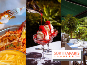 La terrasse-restaurant en jardin du Shangri-La Paris : Summer by La Bauhinia pour les beaux jours
