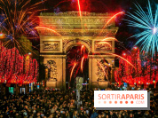 Nouvel an 2020 sur les Champs Élysées : spectacle et feu d'artifice sur l'Arc de Triomphe