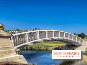 Pont aux Boules d'or de Jean-Michel Othoniel au Domaine de Méréville