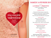 Saint Valentin 2015 au restaurant Ma Cocotte