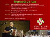 Fête de la Musique 2017 à la Maison Basque de Paris