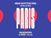Le flagship Urban Outfitters Paris ouvre ses portes le 21 février 2018 rue de Rivoli
