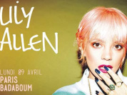 Lily Allen en concert au Badaboum à Paris en avril 2018