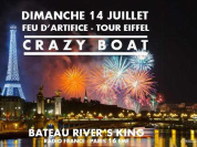 Crazy Boat spéciale 14 juillet 2019 au River's King 