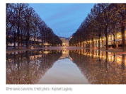 La nuit de Spirite : illuminations de lanternes au jardin du Palais-Royal à Paris