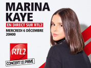 Marina Kaye en concert très très privé au Grand Studio RTL2