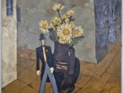 Accrochage des artistes de la galerie