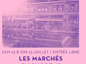 Marché en short au Point éphémère 