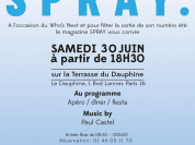 Who’s Next Party by SPRAY ! @ La Terrasse du Dauphine