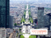 Réouverture du toit de la Grande Arche de La Défense