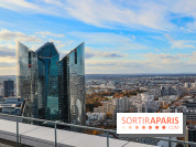 Réouverture du toit de la Grande Arche de La Défense