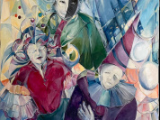 Exposition Elisabetta Bertulli à la galerie Joseph : "Il me peignait le visage de bleu"