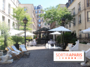 Le restaurant-terrasse des Jardins du Marais