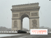 La Neige à Paris - Arc de Triomphe