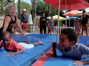 Des ateliers acrobatiques pour les enfants à Paris Plages 2019