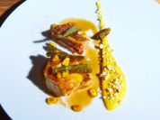 La recette de la volaille au jus et maïs de Julien Boscus, chef d'Origines