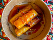 La recette des crêpes Suzette orange et cerise de Mélanie Serre