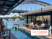 Bar OFF Paris Seine : le bar flottant insolite au bord d'une piscine, avec vue sur la Seine 
