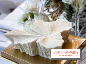 Bûche de Noël Fleur de Vanille du Shangri-La Paris 2025 par Timothy Lan, une création haute couture