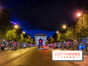 Visuel Paris Arc de Triomphe Champs Elysées nuit