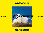 Alpha Wann en concert à l'Olympia le 5 décembre 2019