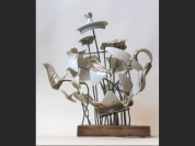 Milles-Pattes  Porcelaine, métal