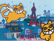 M.CHAT et ses maîtres, l'exposition qui mélange les genres à la galerie Brugier-Rigail