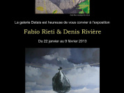 Exposition Fabio Rieti et Denis Rivière