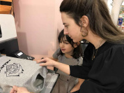 On the other fish, ateliers d'impression sur textile