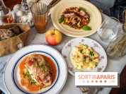 Bombarde restaurant méditerranéen et festif à Montmartre - cabillaud - pancetta - fondu de poireaux